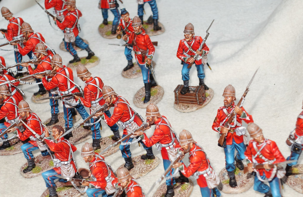 First Legion - Cavalerie British 17th Lancers - Guerre Anglo-zouloue - 4 Figurines