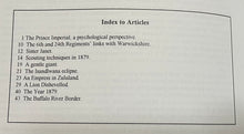 SEVENTH ISSUE OF THE JOURNAL OF THE ANGLO-ZULU WAR HISTORICAL SOCIETY