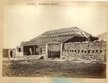 Original Victorian Photograph Album Page - Melvill & Coghill Grave + Storehouse at Rorke's Drift