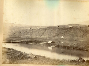 Original Victorian Photograph Album Page - iSandlwana + Fort Melvill