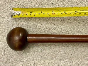 19th CENTURY ZULU STAFF/WALKING STICK - 36 Ins