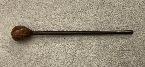 UNUSUAL 19th CENTURY ZULU KNOBKERRY, PERHAPS FOR THROWING - 19 Ins