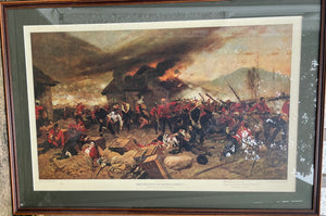 FRAMED PRINT; THE DEFENCE OF RORKE’S DRIFT, CENTENARY EDITION