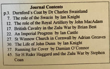 TENTH ISSUE OF THE JOURNAL OF THE ANGLO-ZULU WAR HISTORICAL SOCIETY