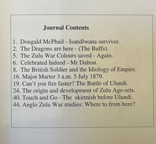 TWELFTH ISSUE OF THE JOURNAL OF THE ANGLO-ZULU WAR HISTORICAL SOCIETY