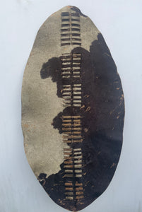 Stunning Original 1879 Zulu Regimental War-Shield, Isihlangu: uKhandempemvu Regiment