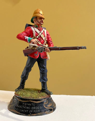 120mm PAINTED FIGURE 24th REGIMENT IN MARCHING ORDER