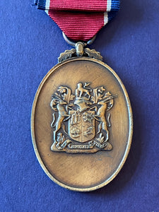 JOHN CHARD MEDAL; NUMBERED AS ISSUED
