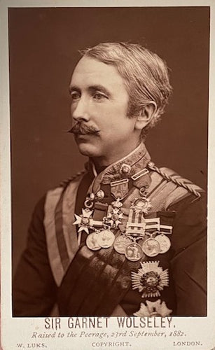 Original Carte de Visite Photograph - General Sir Garnet Wolseley