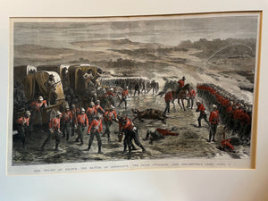 The Graphic - Original Hand-Coloured Illustration - "Battle of Ginghilova"
