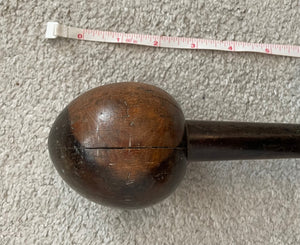 EXCELLENT 19th CENTURY ZULU FIGHTING KNOBKERRIE - 25 ins