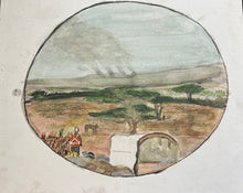 Battle of Ulundi - Clash of Empires Exhibition Artefact Painting By Ethan Burkett, Artist-in-Residence