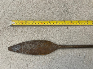 LARGE-BLADED 19th CENTURY ZULU THROWING SPEAR, ISIPHAPHA - 47 Ins