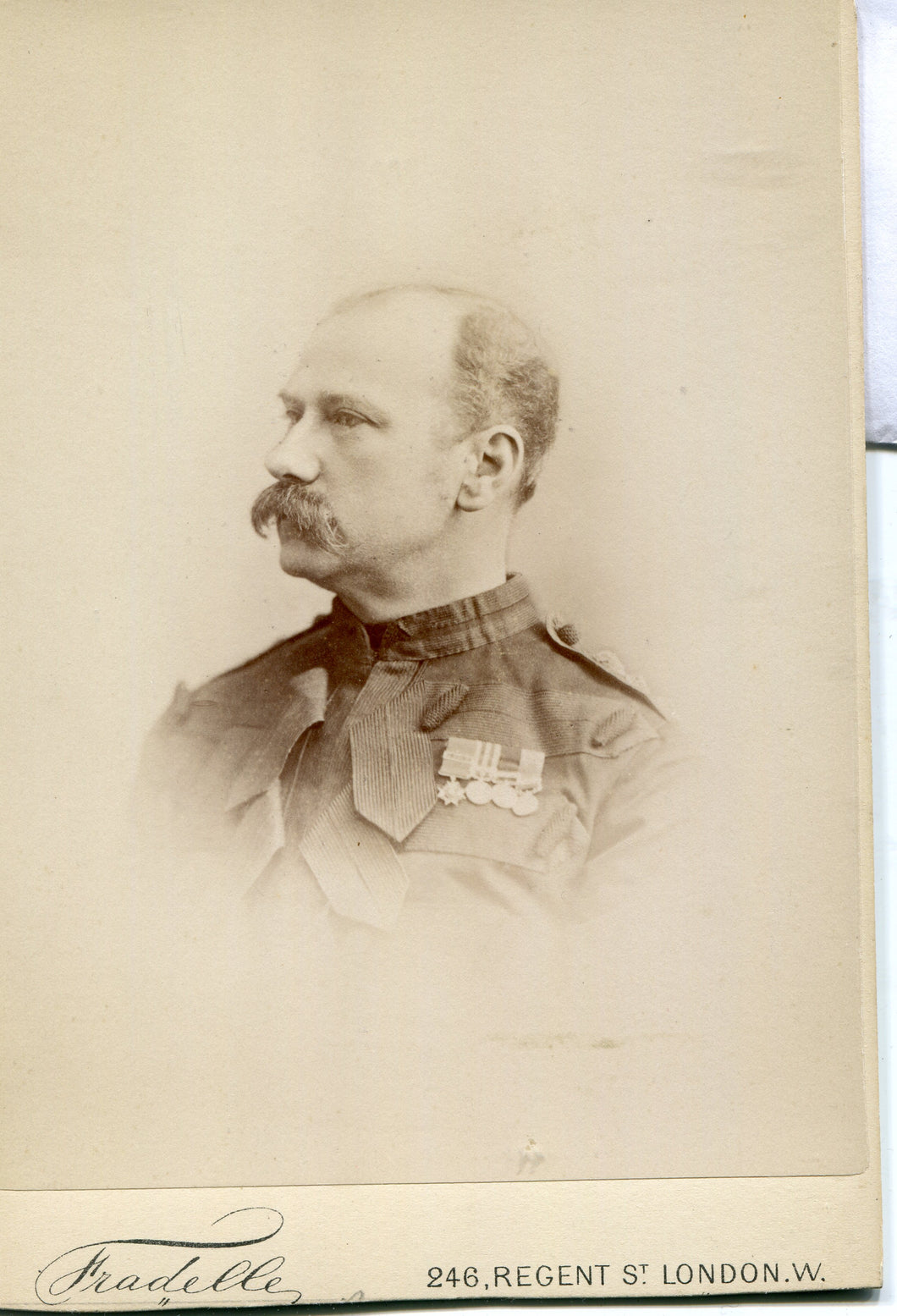 Cabinet Photograph - Lt. Col. H. Brackenbury, Military Secretary To Wolseley - AZW Veteran
