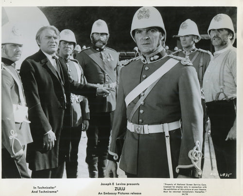 Black & White Photo Press Still from 'ZULU' - Good Cast Scene