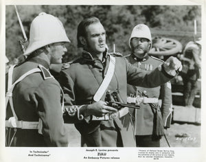 Black & White Photo Press Still from 'ZULU' - Chard Issuing Orders