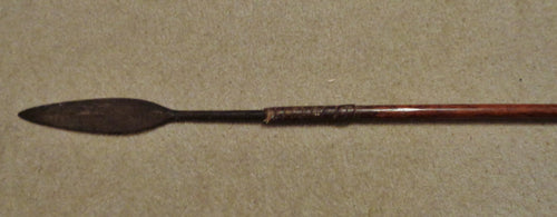 SLIM 19th CENTURY ZULU THROWING SPEAR