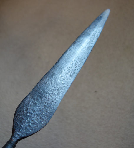 EXTRAORDINARY LARGE ZULU STABBING SPEAR, IKLWA