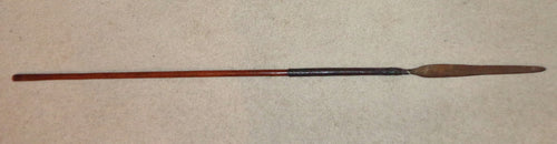 EXCELLENT 19TH CENTURY SLIM ZULU STABBING SPEAR, NTLEKWANE