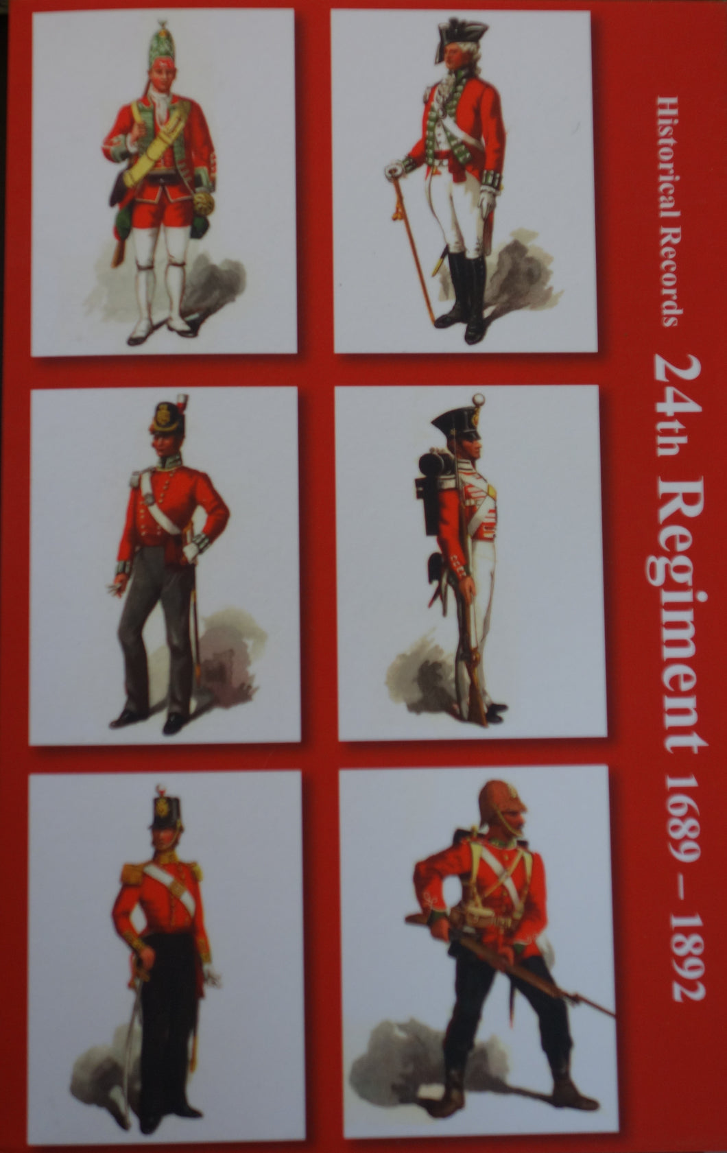 HISTORICAL RECORDS OF THE 24th REGIMENT, 1698-1892, by Paton, Glennie and Penn-Symons