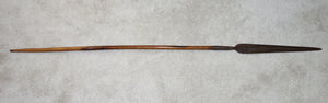 A ZULU STABBING SPEAR, 19th CENTURY, WITH WIRE BINDING