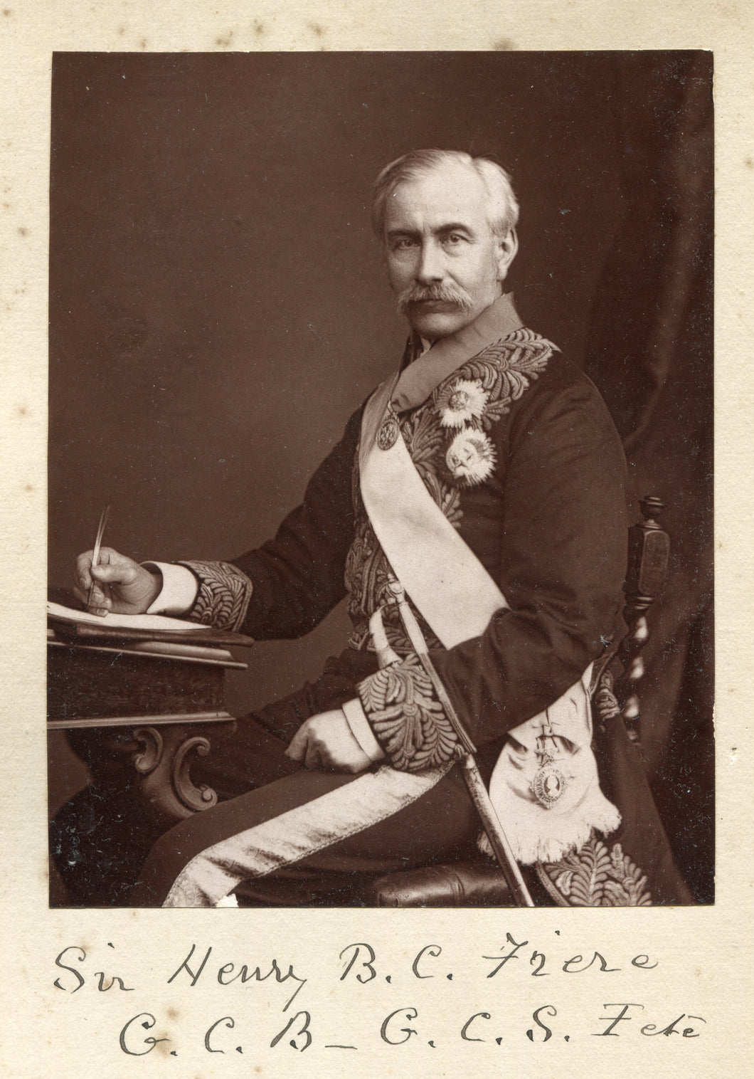 Nice Cabinet-Photo of Sir Bartle Frere