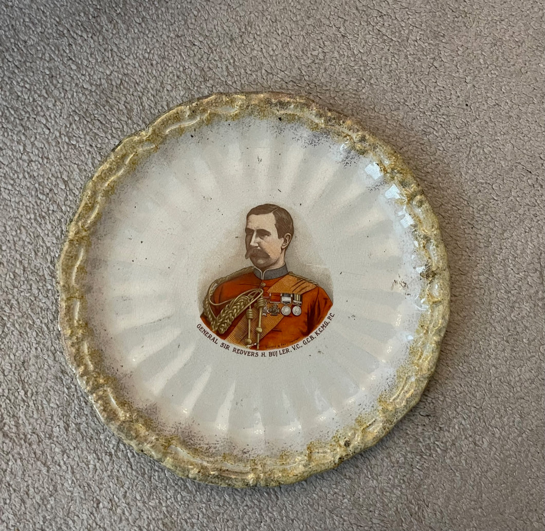 Anglo-Boer War Commemorative Plate Featuring General Sir Redvers Buller