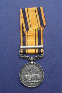 South Africa General Service Medal, 1879 bar (‘Anglo-Zulu War’) - 1495 Pte. J. Massie, 91st Highlanders.