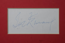 1964 ZULU Movie - Ivor Emmanuel (Private Owen) Autograph in mount