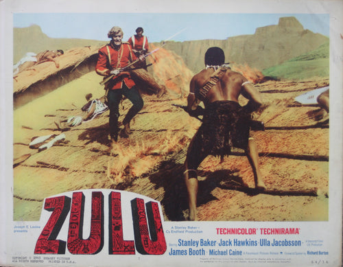 1964 Movie 'ZULU' - Individual U.S. Lobby Card - First Cinema Release!