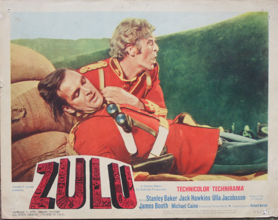 1964 Movie 'ZULU' - Individual U.S. Lobby Card - First Cinema Release!