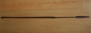 19th Century Zulu Throwing Spear - Hand-Beaten Blade & 120 cms Long