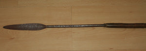 19th Century Zulu Throwing Spear - Hand-Beaten Blade & 120 cms Long