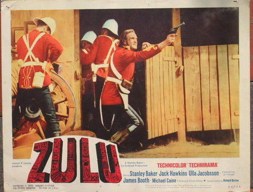 1964 Movie 'ZULU' - Individual U.S. Lobby Card - First Cinema Release!