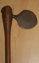 Spectacular 19th Century Zulu Ceremonial Axe with Unusual Round Blade