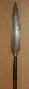 Zulu Large-Bladed Stabbing Spear - Collected by Lt. John Gawne during Anglo-Zulu War