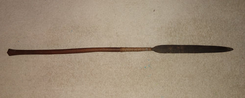 IMPRESSIVE 19th CENTURY ZULU STABBING SPEAR, IKLWA
