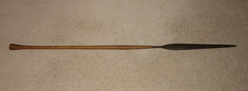 GOOD 19th CENTURY ZULU STABBING SPEAR, NTLEKWANE