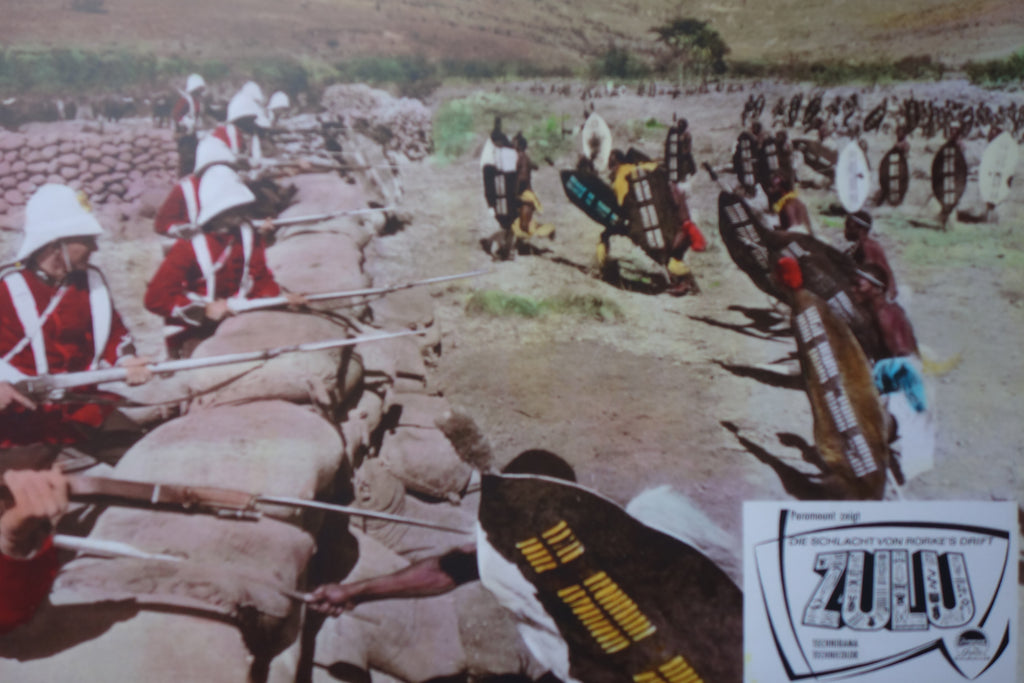 ZULU FILM: Reproduction Zulu lobby cards - The Zulu attack reaches the ...