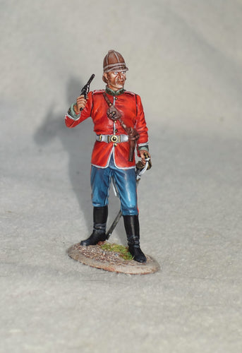 First Legion Anglo-Zulu War Painted Figure - British Officer, 24th Regiment