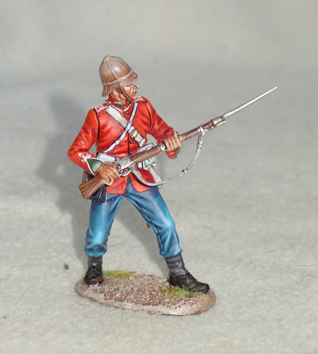 First Legion Anglo-Zulu War Painted Figure - Private, 24th Regiment, ‘at the ready’