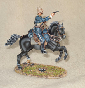 First Legion Anglo-Zulu War Painted Figure - Trumpeter, 17th Lancers, sounding the charge.