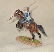 First Legion Anglo-Zulu War Painted Figure - Sergeant, 17th Lancers, stabbing to the left with lance.