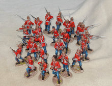 First Legion Anglo-Zulu War Painted Figure - Private, 24th Regiment, standing loading Martini-Henry rifle.