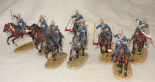 First Legion Anglo-Zulu War Painted Figure - Sergeant, 17th Lancers, stabbing to the left with lance.