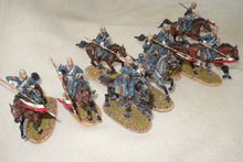 First Legion Anglo-Zulu War Painted Figure - Sergeant, 17th Lancers, stabbing to the left with lance.