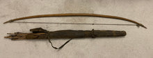 SAN ‘BUSHMAN’ BOW, QUIVER AND ARROWS