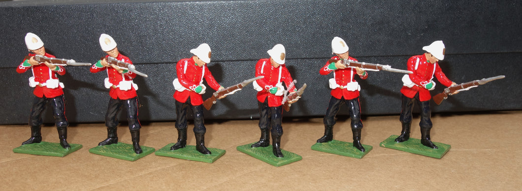 Little Legion - Toy Soldiers - Six 24th Privates Firing or Loading