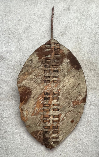 GOOD CHARACTERFUL ZULU SHIELD, IHAWU