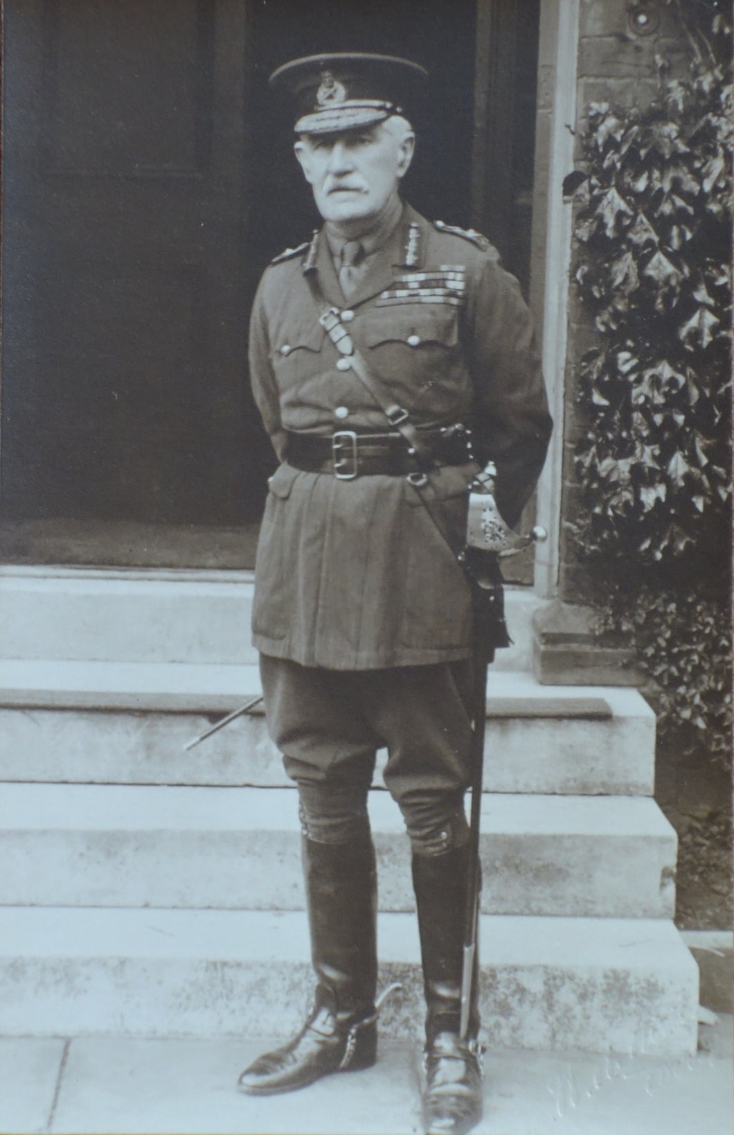 Gen. Sir Horace Smith-Dorrien, original photo-postcard c. WW1
